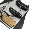 Musiclily SSH 11 Hole Prewired Loaded Humbuckers Stratocaster Pickguard with