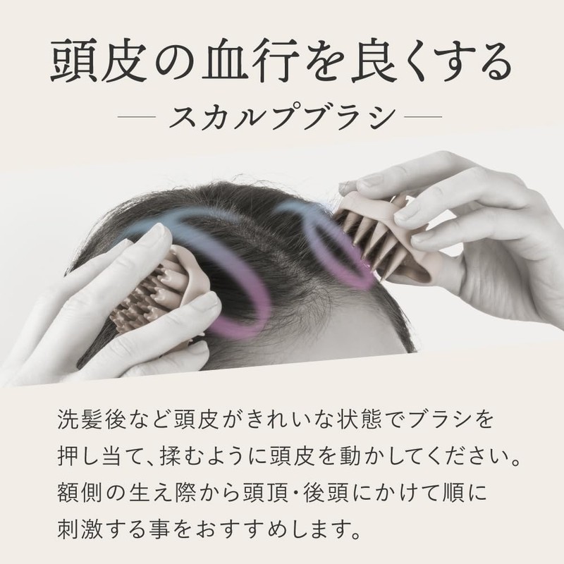 Alphax Scalp Massage, Scalp Massage, Scalp Brush, WTB Scalp Double,