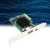 PCIE to USB 3.1 Expansion Card Self Powered 2 Ports