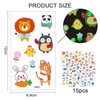 SanKristo 15 Sheets Luminous Temporary Tattoos for Kids Waterproof Cartoon