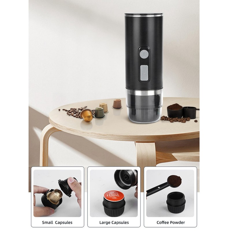 Coffee Maker Portable Segmented Pressing Lightweight Coffee Capsule Machine for