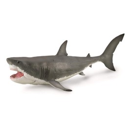 CollectA, Megalodon with Movable Jaw (Deluxe 1: 40 Scale), Collectable Dinosaur Figure