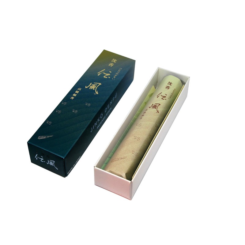 Gyokushodo Jinko Denpu Incense Sticks Short Size, 1 Bundle, #6654