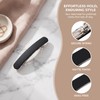 2PCS Matte Black Hair Clips Women