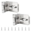 INCREWAY Door Padlock Hasp, 2PCS 3 Inch Stainless Steel 90
