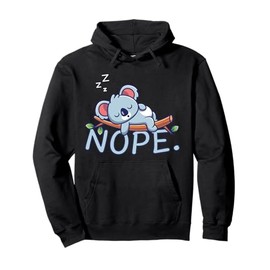 Nope. Koala Bear Graphic - Cute Australian Animal Lover Kids Pullover Hoodie