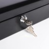 Cash Box with Money Tray and Key Lock,Safe Box for
