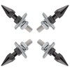 Lunsom License Plate Fasteners Screws Caps,Spike License Plate Bolts Decorative
