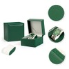 YCLIUdming Watch Box PU Leather Watch Holder Organizer Square Wristwatch