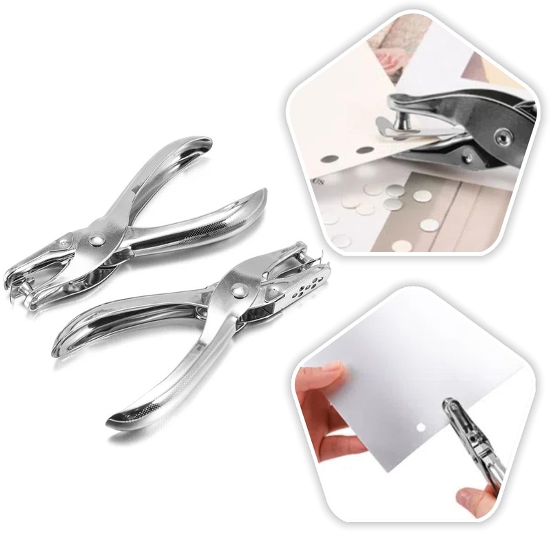 3MM Heavy Duty Single Hole Punch,Paper Puncher Hole Pliers,Leather Hole