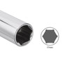 TA-VIGOR Steckschlüssel-Zubehör-Set, 17-mm-Antrieb, flache und tiefe Stecknüsse, Universalgelenke und 1/4-Zoll-Sechskantschaft,