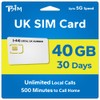 TSIM UK SIM Card for Canadian Traveler 30 Days |
