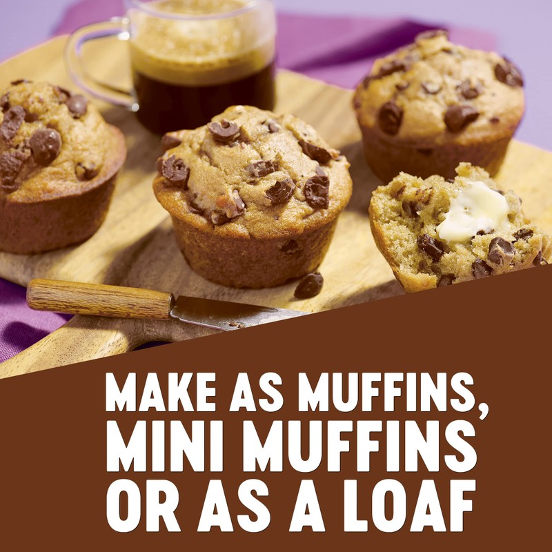 Krusteaz Muffin Mix, Chocolate Chunk Muffin Mix, 18.25 oz (Pack