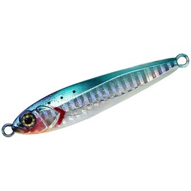 Jackall Metal Jig, Big Backer Jig, 2.7 inches (68 mm), 1.4 oz (40 g), Sardine Globerry/Border Hollow