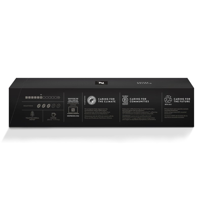 Nespresso Capsules Vertuo, Melozio, Medium Roast Coffee, 30-Count Coffee Pods,