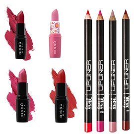 4 Lapiz Delineador Ivy + 3 Labial Mate Bissu + 1 Labial Mágico | El mejor set de labios rojos!