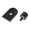 F FIERCE CYCLE Black Seat Bolt Tab Screw Quick Mount
