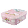 OM SUPPLIES Unicorn Reusable Sandwich Lunch Box 3 Multi Compartment