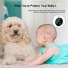 WiFi Room Thermometer Smart Temperature Humidity Monitor with LED Backlit