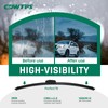 Windshield Wiper,24"+21" Windshield Wiper Blades,All-season Quiet and Durable Stable High