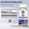 KAL B-12 Methylcobalamin ActivMelt 1000 mcg Natural Raspberry Flavor Healthy
