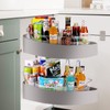 URALFA Lazy Susan Organizers Set of 4, 10"x 9.5"x 4"