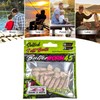 SEABUZZ Rubber Fish Fishing Lure Set Butter Worm 10 Pieces
