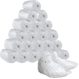 Disposable Shoe Covers, 100 Sheets, Waterproof, Oil-Resistant, Portable, Shoe Covers, Polyethylene, Transparent, Durable, Lightweight, One Size Fits Most, For Workshops, Offices, Laboratories, Guests
