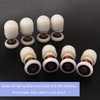 ATOPLEE 8pcs Shower Door Rollers Replacement - Brass ABS Sliding