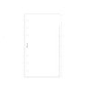 Filofax White Dividers, Personal Size, Cardstock, 7.5-inches Height, B132872