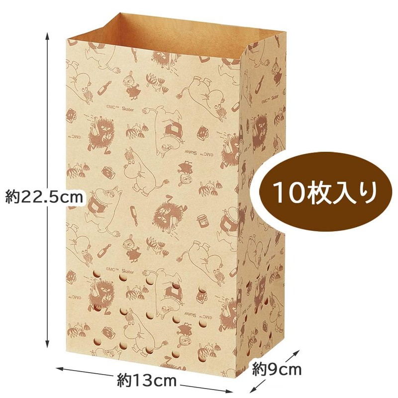 Skater KPMB1-A Moomin Paper Drainer, 10 Count