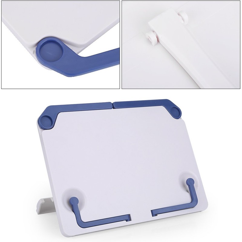 Focket ABS Foldable Adjustable Music Sheet Stand, Desk Holder Tray,