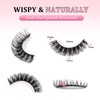 False Eyelashes Natural Russian Lashes D Curl Cat Eye Lashes