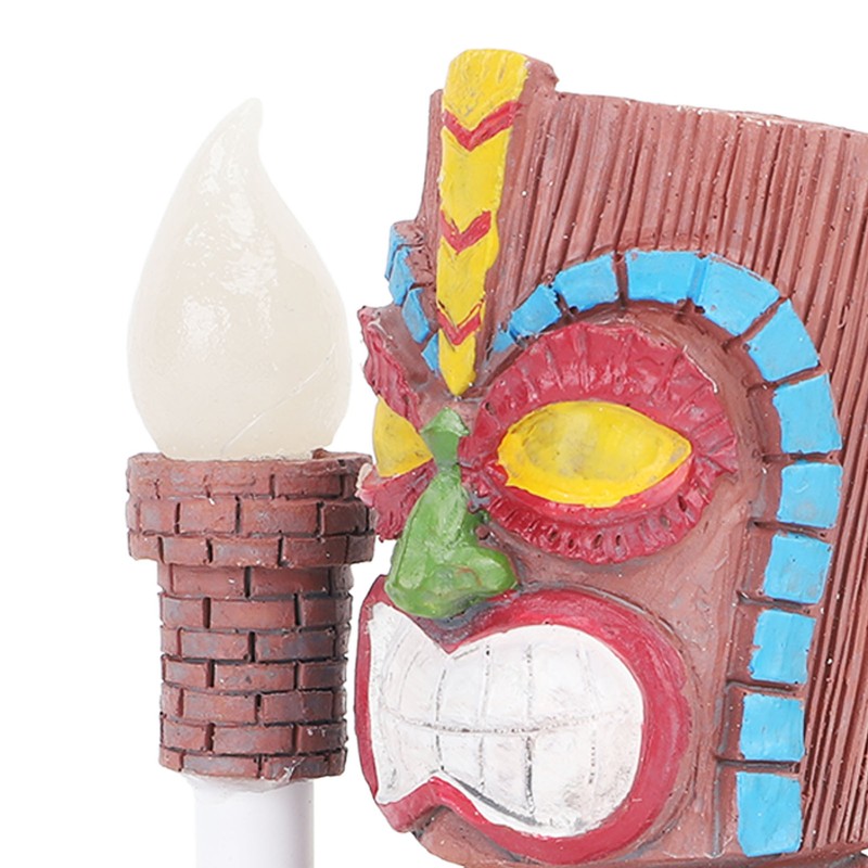 Solar Garden Outdoor Light Torch Figurine Warm Light Landscape Ground