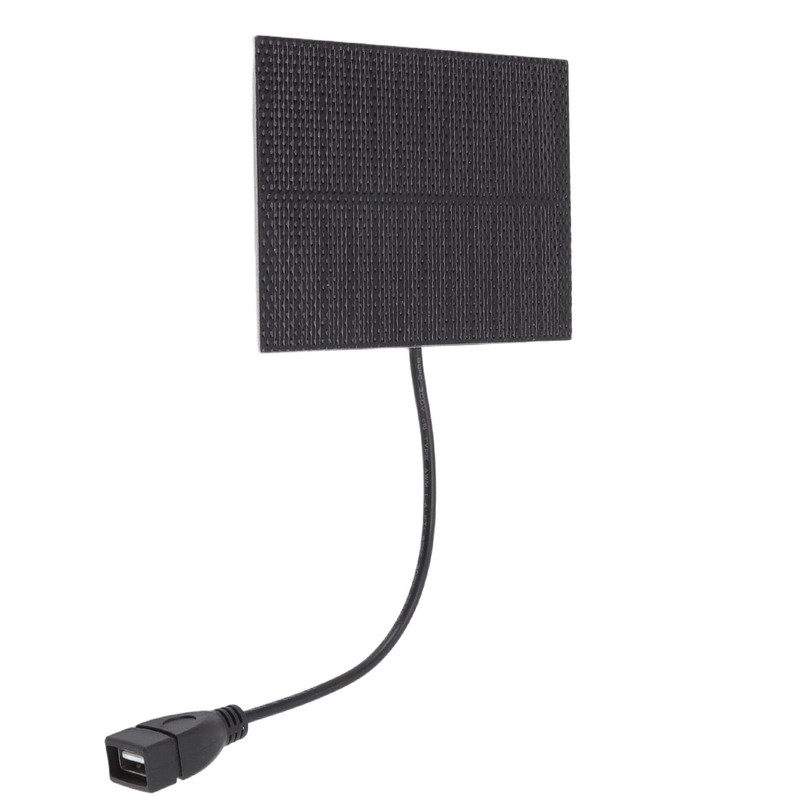 Outdoor Portable Solar Panel, 5w 5v Small Size Light Weight