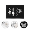 KOMBIUDA 4pcs Watch Strap Charms Decorative Rings Loops for Bands