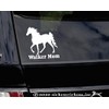 Walker Mom ~ Tennessee Walking Horse Trailer Vinyl Window Decal
