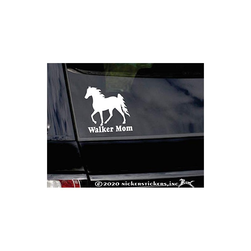 Walker Mom ~ Tennessee Walking Horse Trailer Vinyl Window Decal
