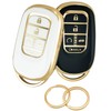RUNZUIE 2Pcs Remote Key Fob Cover for 2022 2023 Honda