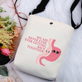 G2TUP Surgery Gastric Awareness Gift We Are Never Ever Makeup Bag Gastric Sleeve Surgery Medical Cosmetic Bag Surgeon Gift Zipper Travel Bag (We Are Never Ever X)