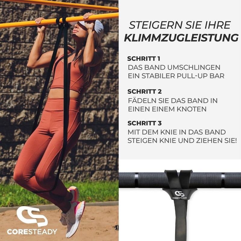 Coresteady Fitness Bands – Pull-up Support Band – Training Band