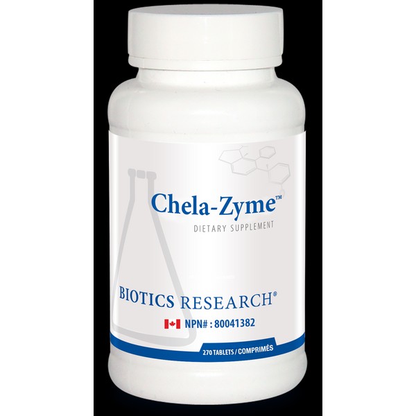Biotics Research Chela Zyme 270 Tablets