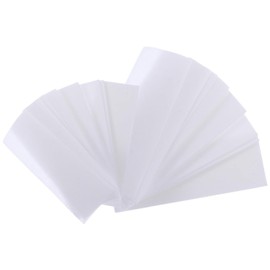 Tiras de Cera Depilatoria Blanco, Papel No Tejido 400 Piezas