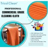 Dri Professional Extra-Thick Microfiber Cleaning Cloth 12 Pack Orange (16IN