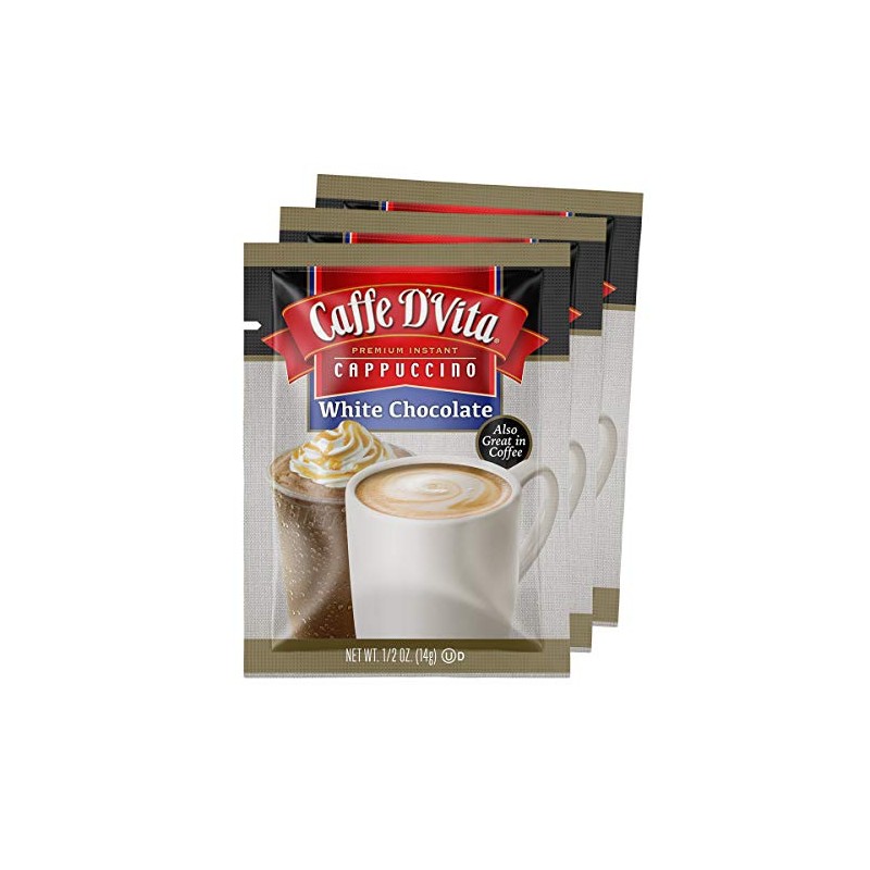 Caffe D'Vita White Chocolate Cappuccino Mix - Coffee Mix, Gluten
