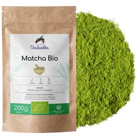 Organic Matcha 200g - Chabiothé - Matcha Tea Powder Finely Ground