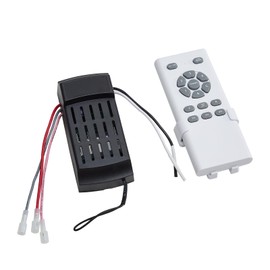 Yahada 60" Ceiling Fan Remote Control Kit, Suitable for 60 Inch Ceiling Fans Without Lights, Replacement Remote and Receiver Kit with Reverse, 6 Speeds, Timing, 60in