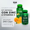 Vitamina C + Zinc - Kit Defensa con Complejo B