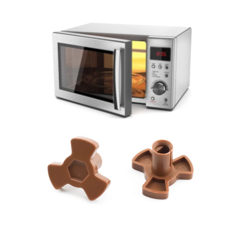 SDTC Tech 2 PCS Microwave Oven Turntable Coupler Y-Shaped Shaft