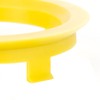 LST 4 x yellow centre spacer rings for alloy wheels,